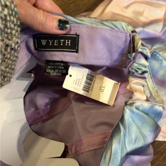 NEW! Rare Wyeth X Anthropology Pastel Tie-Dye Cap display picture 2